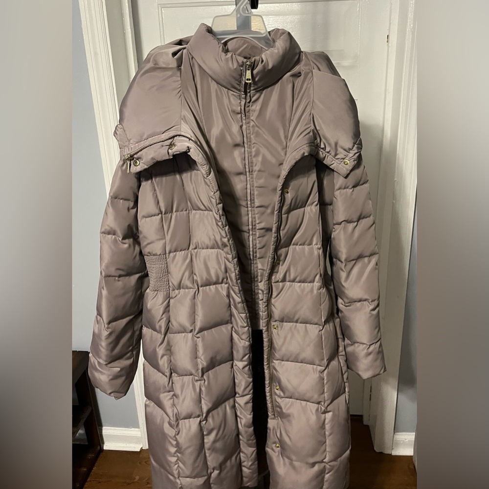 Cole Haan Grey Quilted Puffer Jacket
